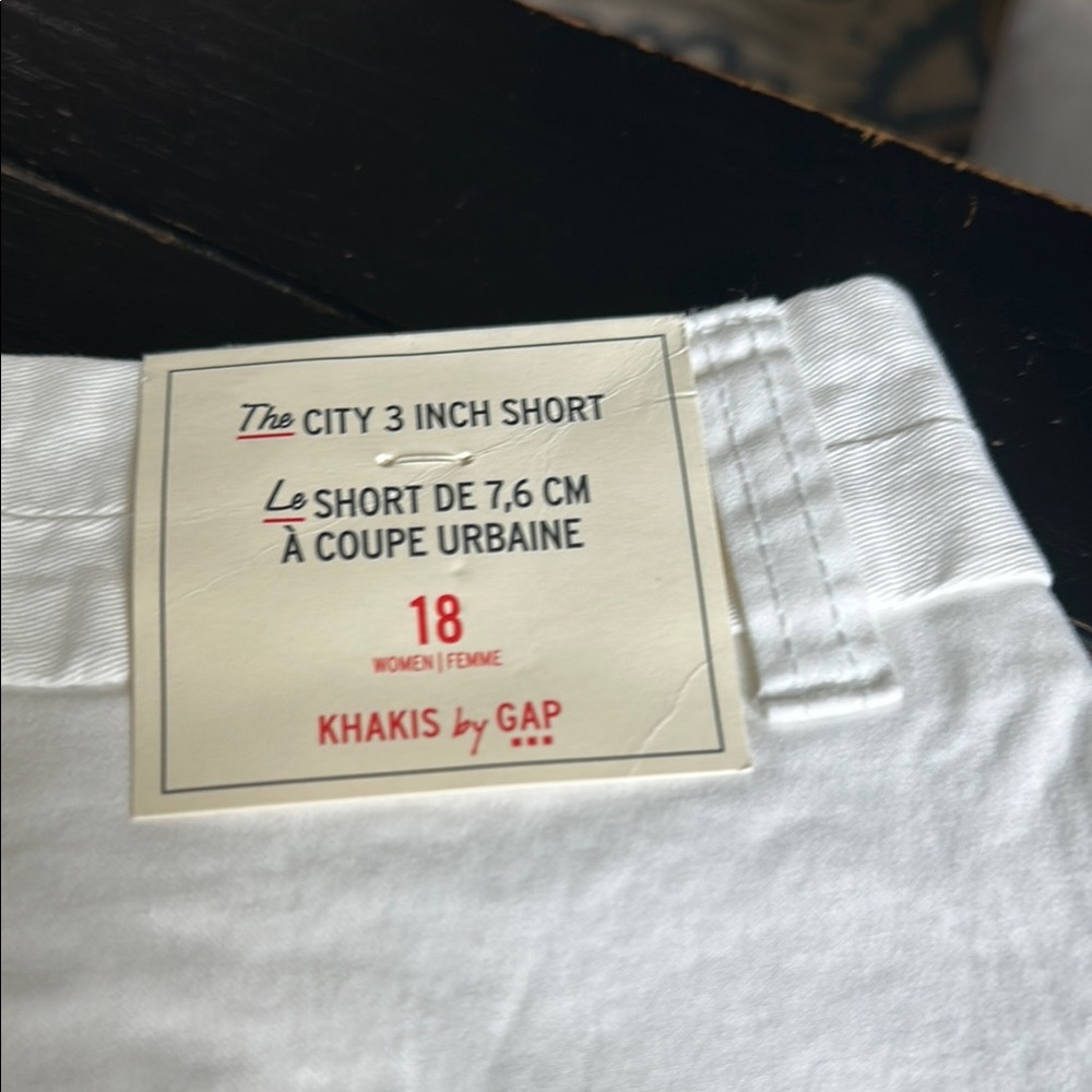 NWT Gap Factory Women's White City 3” Short - Picture 4 of 4